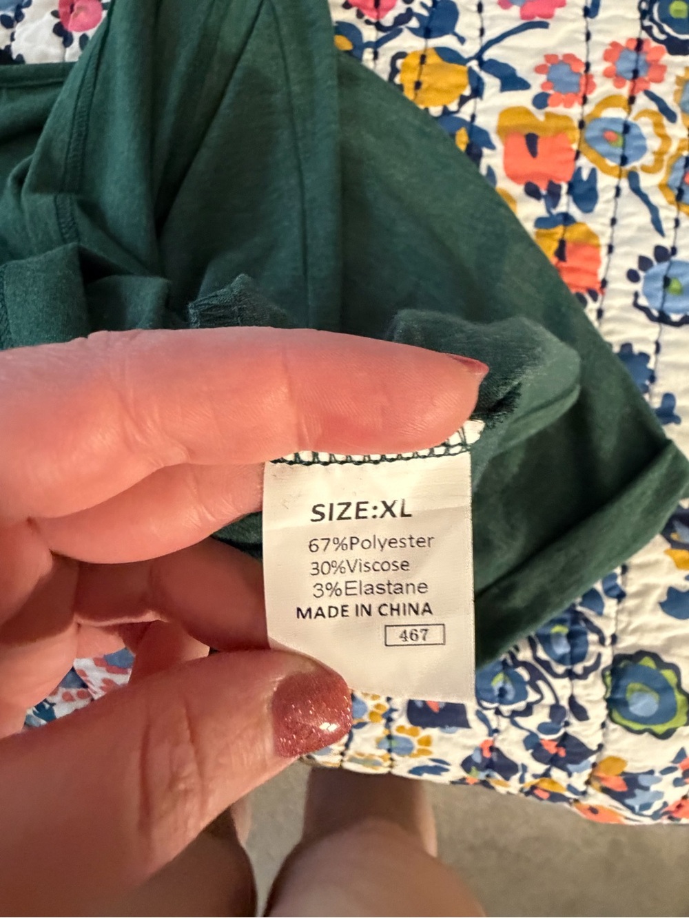 DOKOTOO XL Women’s Hunter Green SOFT Short Sleeve Knit Top - Picture 7 of 13